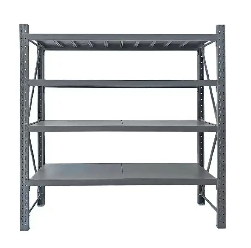 High-quality Storage Racks Lightweight Shelves Thickened Metal Adjustable Garage Shelves Industrial Steel Shelving Units Adjustable+100kg