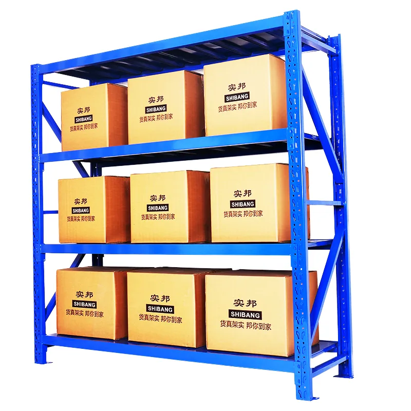 4-Tier Adjustable Light Metal Racking System Multifunctional Storage and Light Duty Load Capacity Steel Warehouse Rack Add layer+1200mm+100kg