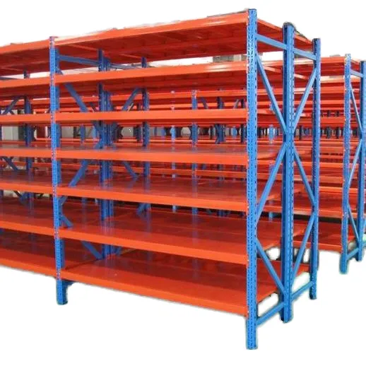 Adjustable Metal Shelving Units 4-Tier Storage Racks Wholesale Garage Stacking Racks Industrial Shelving Units 1200*400*2000+1200mm+300kg