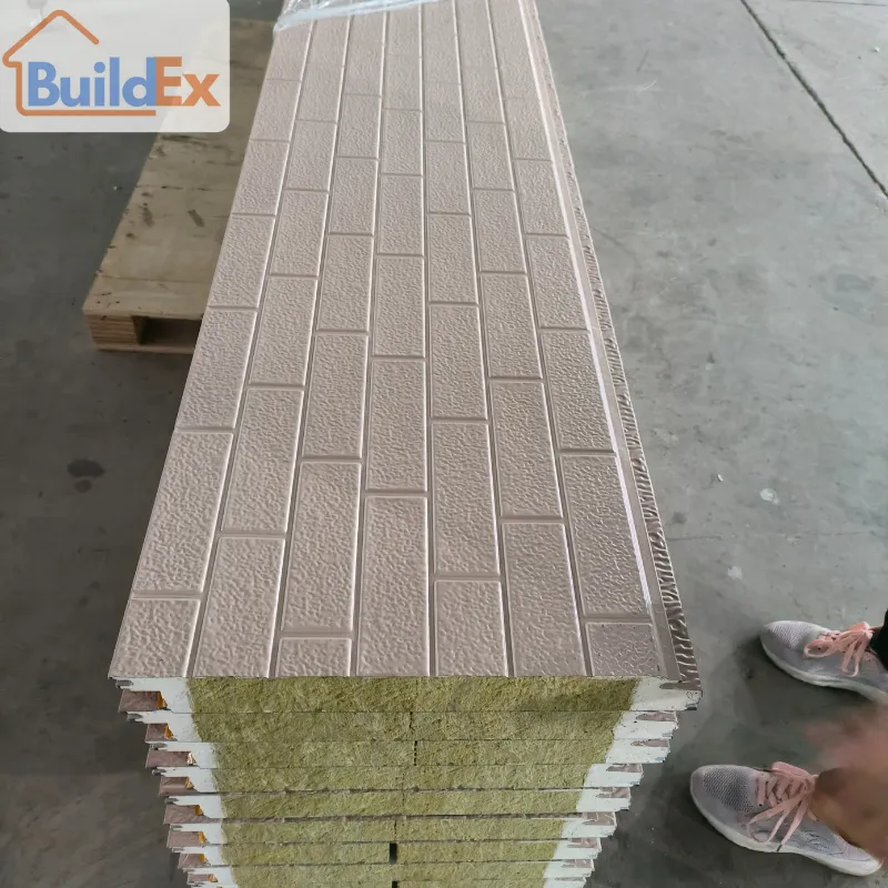 Wood Grain Texture Metal Carved Siding Board Decorative Polyurethane Wall Panel for Garden Office & Pods