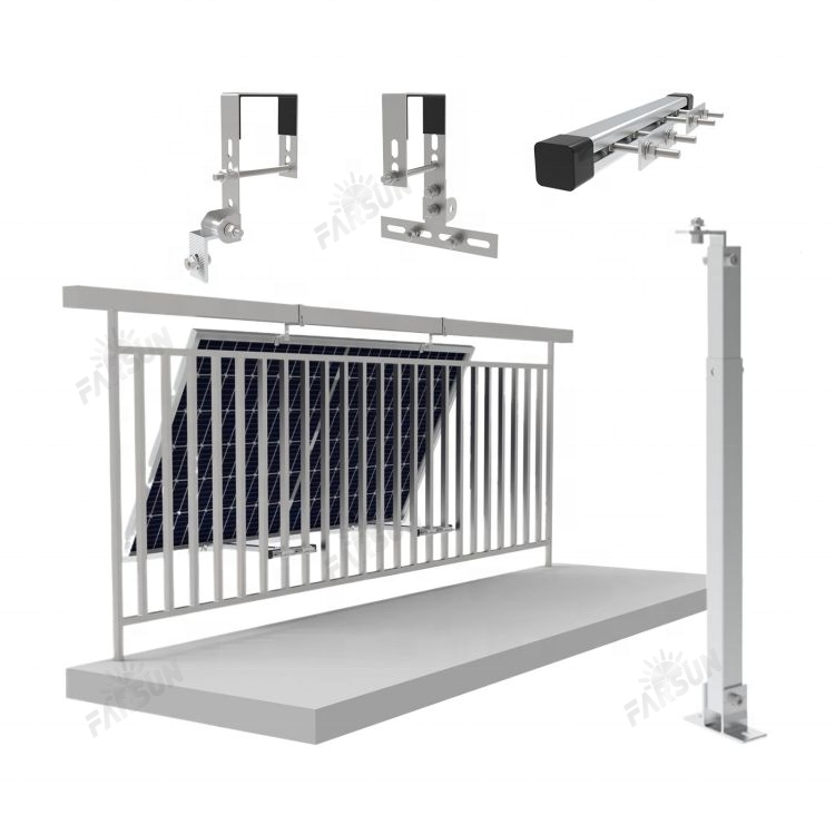 FarSun Solar Balcony Kit System House Solar Balkon Structures