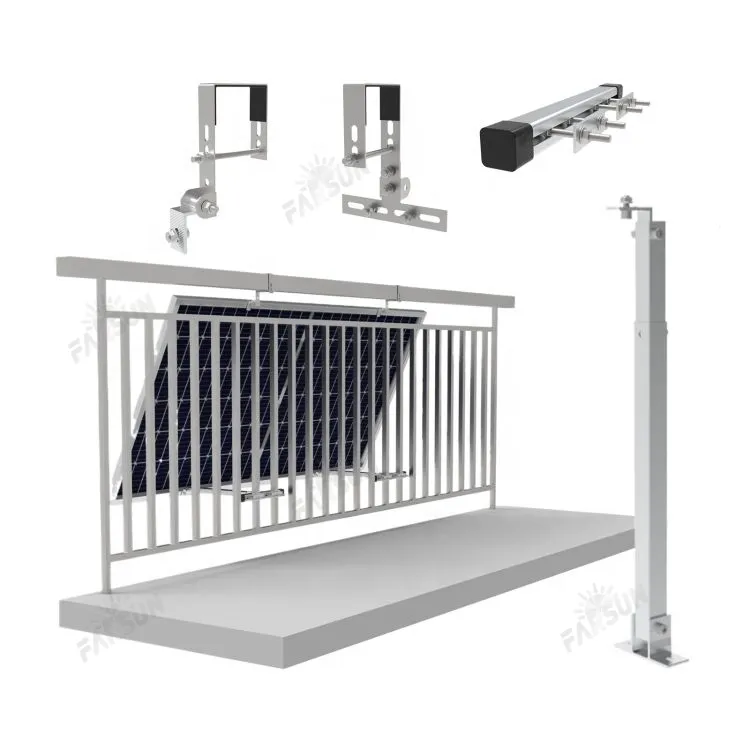 FarSun Solar Balcony Kit System House Solar Balkon Structures 0-45 Degree Adjustable+Al6005-T5 & SUS304+BIPV Mounting