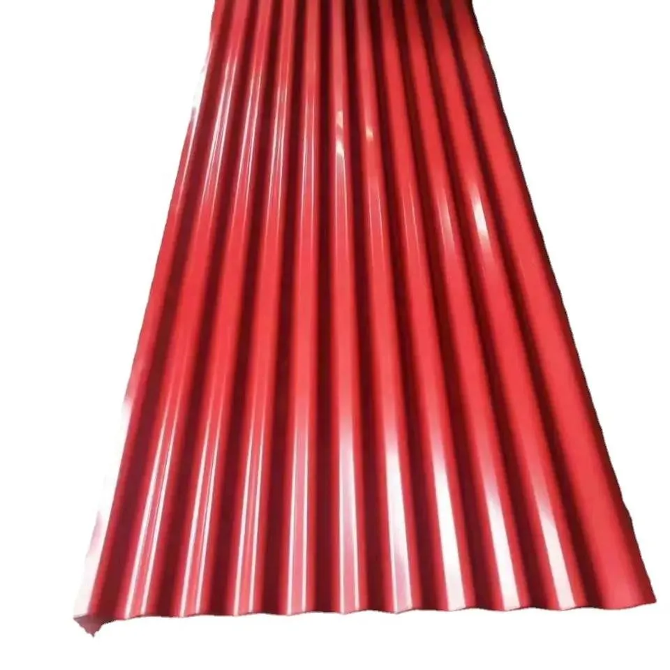 PPGI Pepainted Galvanized Color Coated Corrugated Sheet T/Wave/Glazed Shape