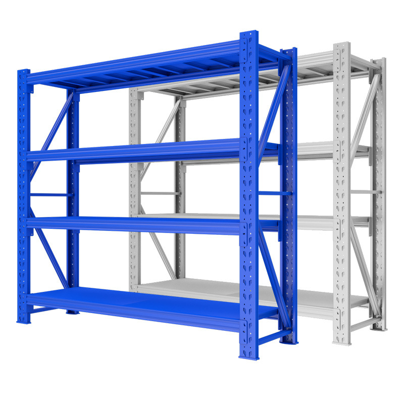 Adjustable Multi Tier Shelves High Load Medium Duty Storage Racking 200KG 300KG 400KG 500KG Warehouse Steel Racks