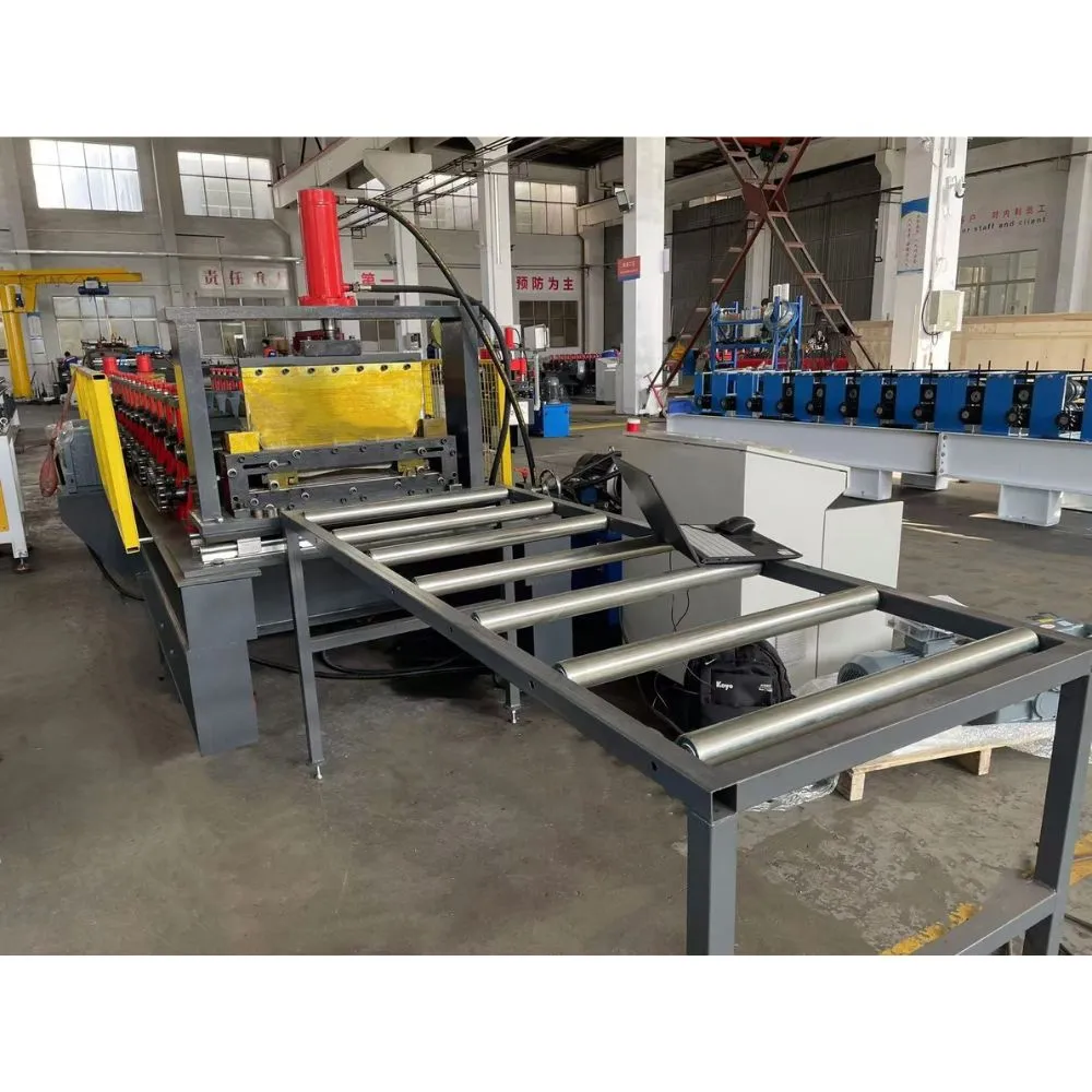 Multiple Size 250-550mm Adjustable 0.7-1.2mm Thickness Supermarket Gondole Shelving Shelf Panel Roll Forming Machine