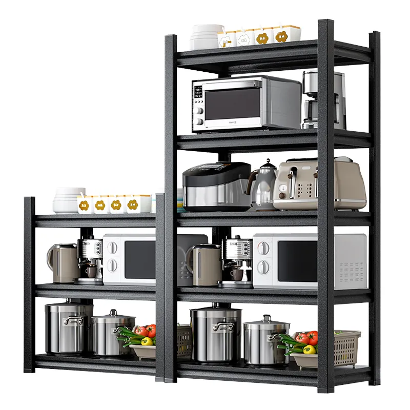 Multi-layer Bolted/Boltless Cold Rolled Steel Shelving Storage Holders Racks Garage Shelves Metal Warehouse Shelf Add layer+1200mm+100kg