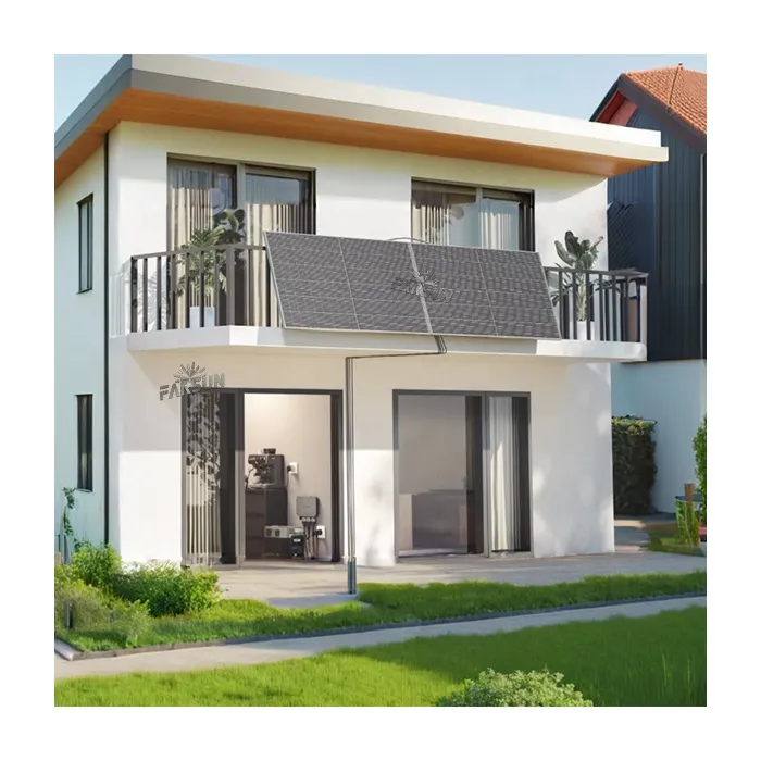 FarSun Mount Photovoltaic Balcony Structure Adjustable Solar System Balcony PV Panels 0-45 Degree Adjustable+Al6005-T5 & SUS304+BIPV Mounting