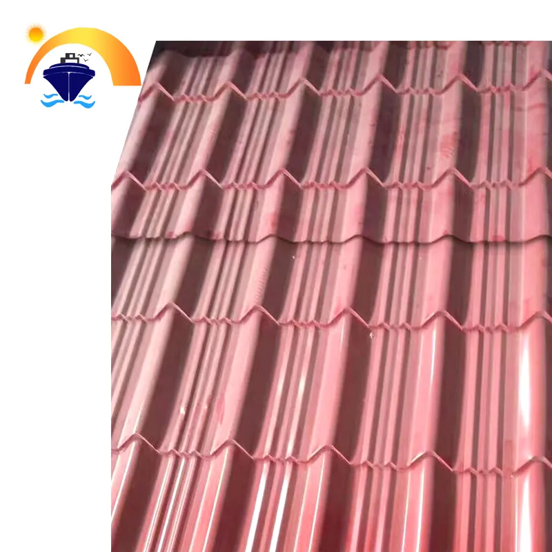 RAL Color PPGI Roofing Tile Weather Resistant with Cutting Bending Welding Services Certified by ASTM BIS TISI EN KS SASO