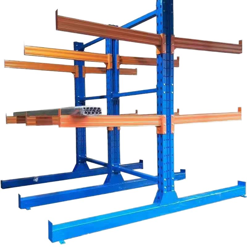 Adjustable Long Profile Warehouse Cantilever Racking System Side Load Timber Storage Rack Hose Rack Stacking Racks Shelves