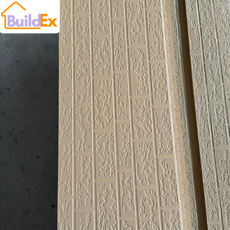 Canada Popular Metal Carved Siding Board R-Value High Insulation Wall Panel for Cold Climate Construction