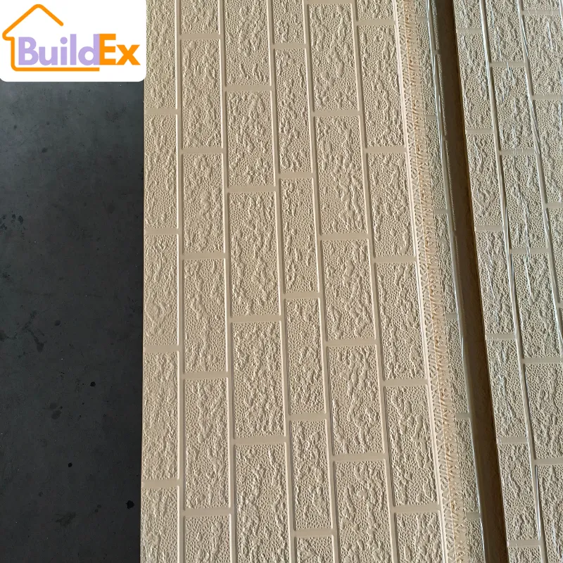 Canada Popular Metal Carved Siding Board R-Value High Insulation Wall Panel for Cold Climate Construction