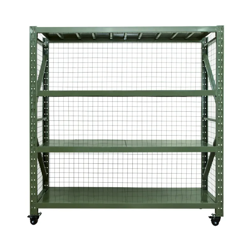 Customized Adjustable Stacking Racks Shelves Goods Pallet Light Metal Warehouse Metal Shelving Medium Duty Shelf 2000*400*2000*4layer