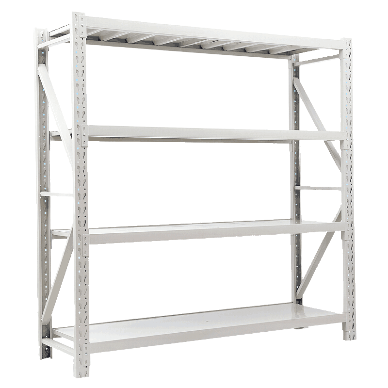 Customized Warehouse Shelving Factory Supplies Industrial Steel Shelving Warehouse Carts Inventory Storage Racks for Sale