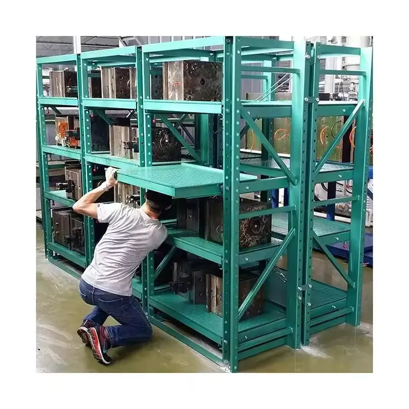 Mracking Heavy Duty Metal Warehouse Storage Drawer Type Mould Racks with Adjustable Layers and Corrosion Protection