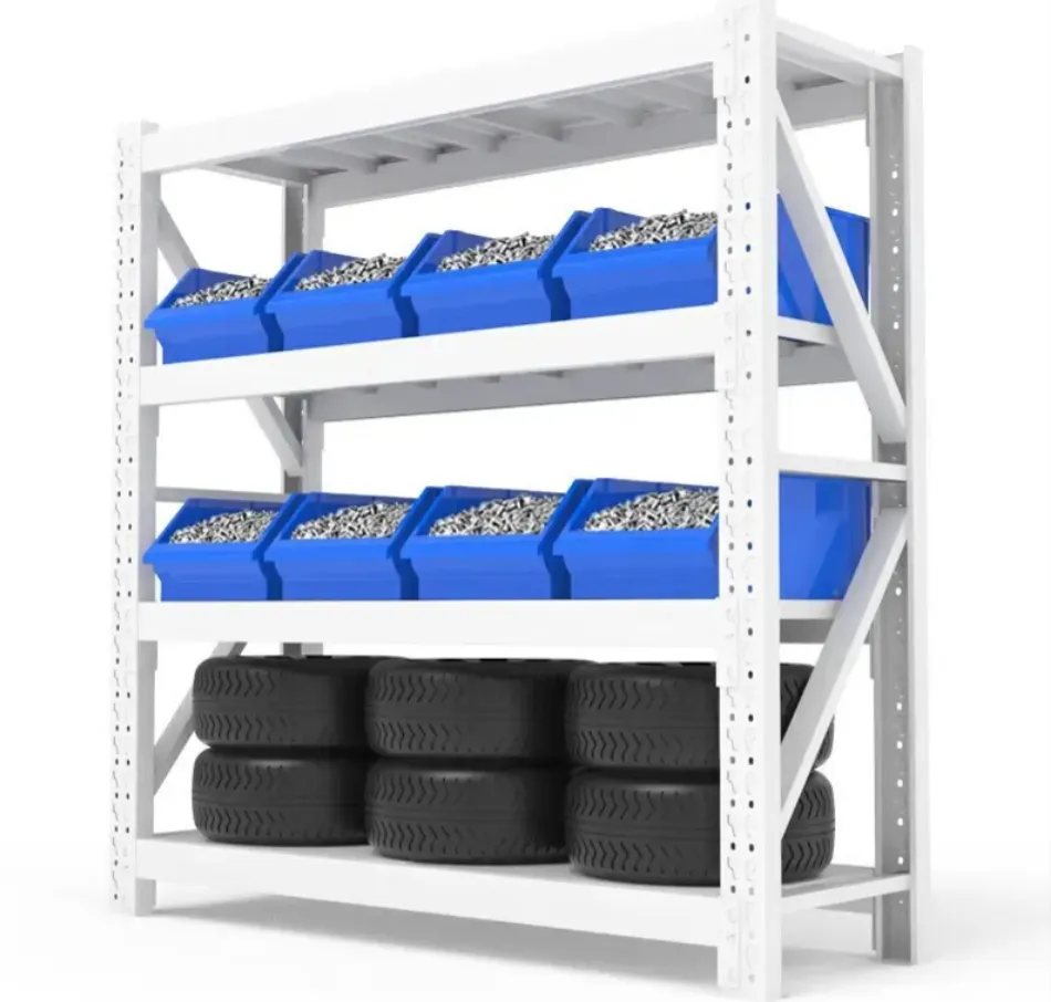 Wholesale 5-Layer Metal Steel Pallet Racking Thickened Anti-Corrosive Shelving Racks Medium Size Pallet Storage