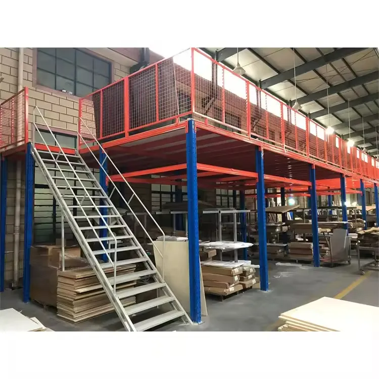 Multi Tier Steel Grating Floor Industrial Mezzanine Platform H Steel Mezzanine Rack System Warehouse Mezzanine Floor System chat me get it+chat me get it+1500 kg