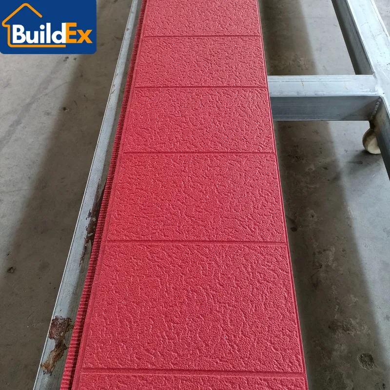 Factory Direct 16mm Galvanized Steel PU Sandwich Wall Panels Decorative Insulation System for Exterior Building Facade Projects
