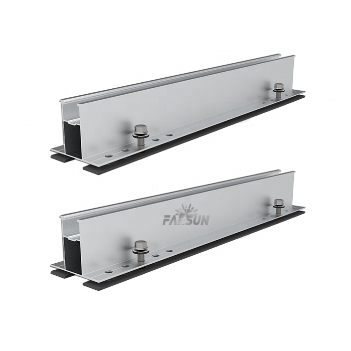 FarSun Metal Roof Solar Mounting Mounting U Rail System PV Mini Rail