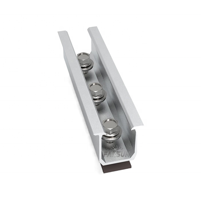 FarSun PV Trapezoidal Roof Al6005-T5 Mini Rail Railless Solar