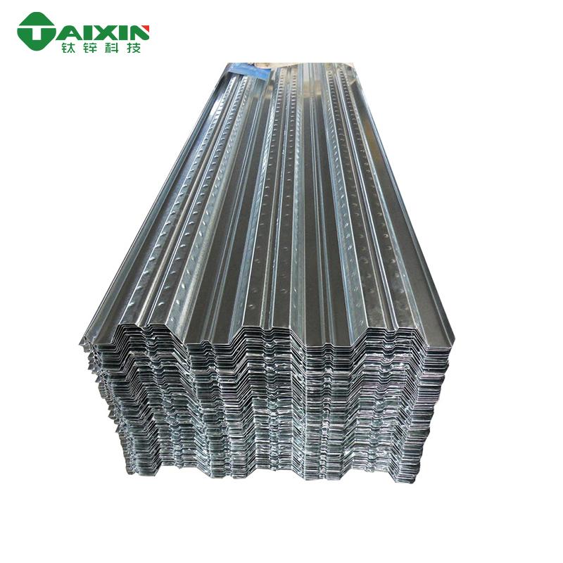 High-Strength Fireproof Lightweight Galvanized Steel Metal Floor Decking Sheets for High-Rise Construction & Warehouses