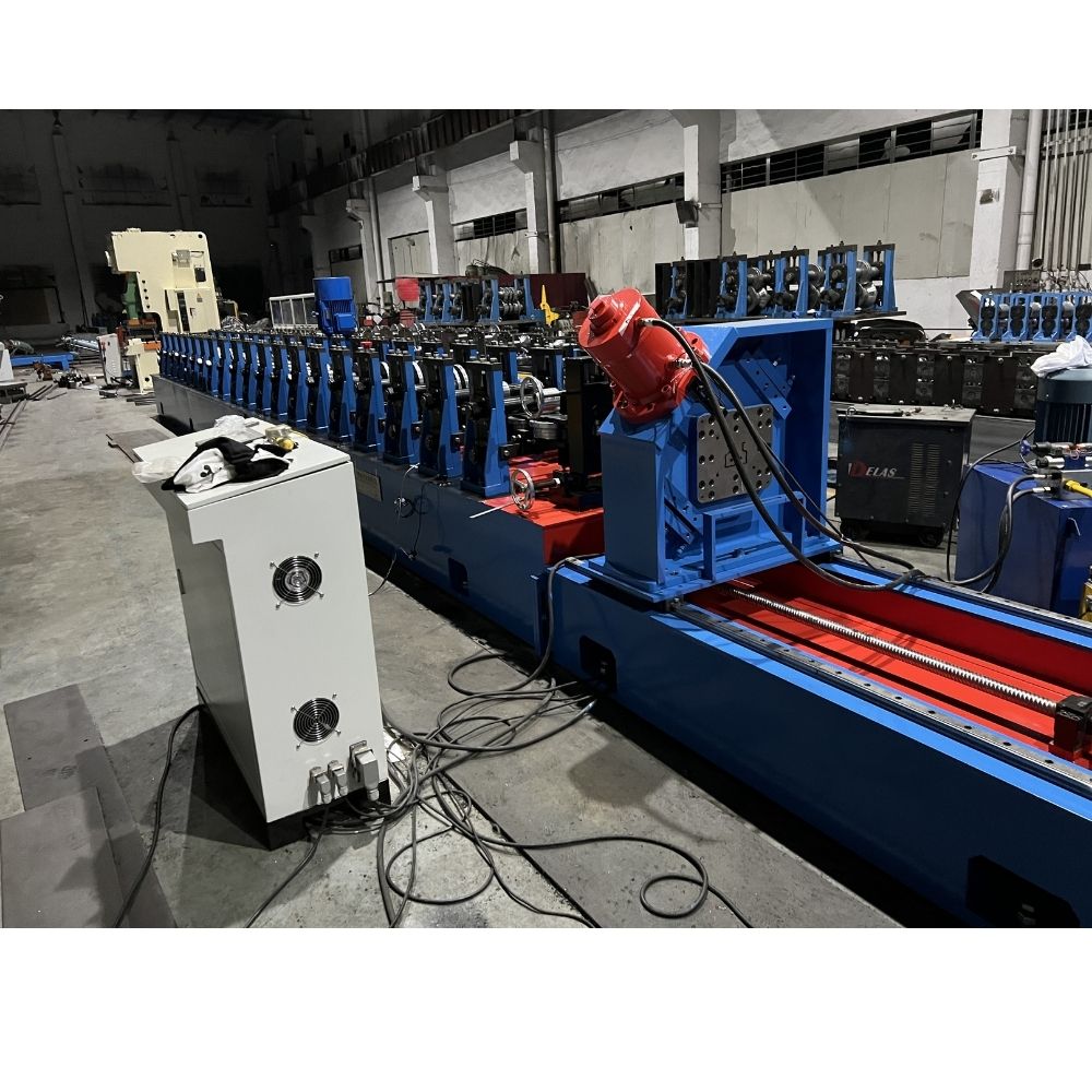 Warehouse Pallet Racking 80*60 90*70 100*70 Multiple Sizes Adjustable Upright Racking Frame Column Post Roll Forming Machine