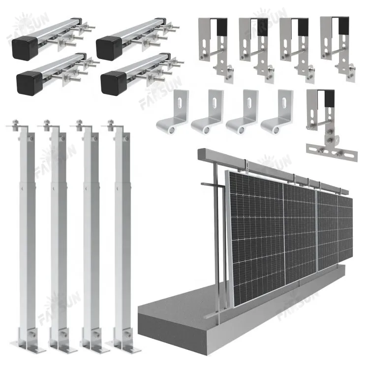 FarSun Adjustable Angle Solar Mounting Balcony Solar Kit Solar System Balcony Railing