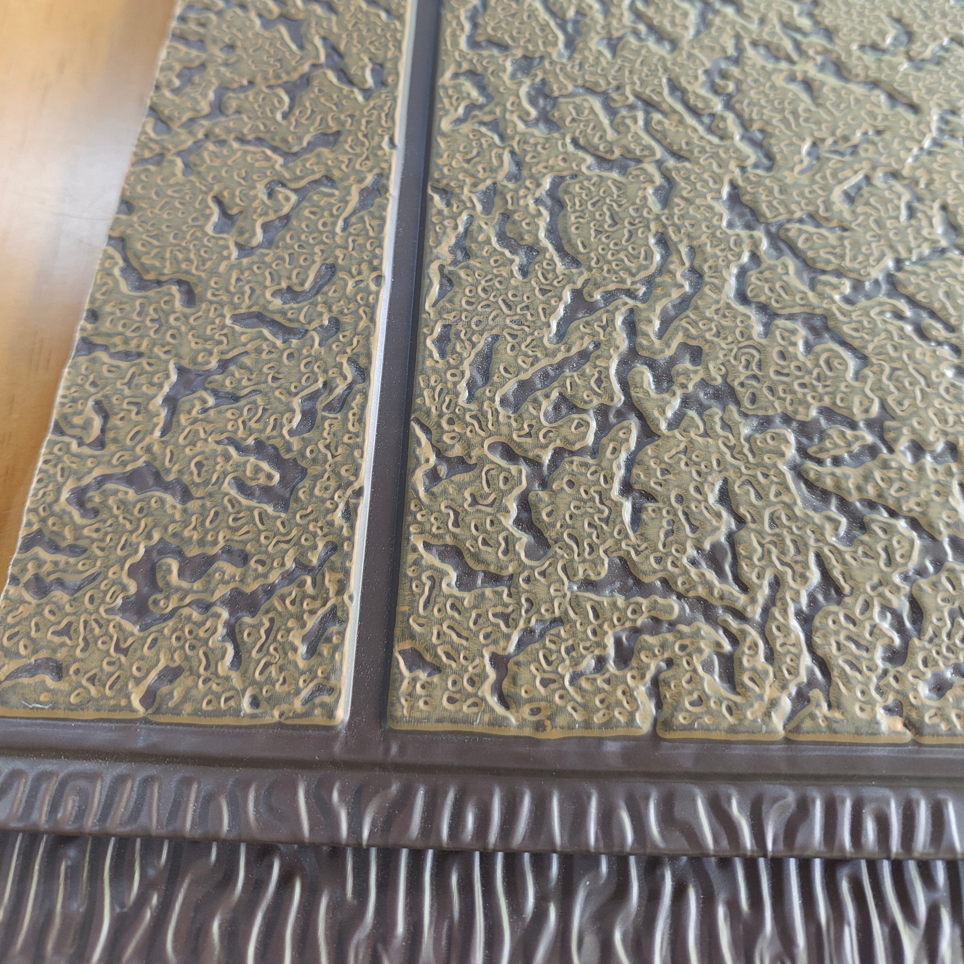 Metal Siding Modern Designed PU Polyurethane Thermal Insulation Metal Exterior Wall Panels for Home