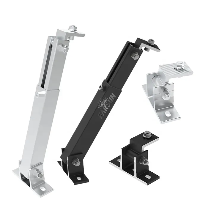 FarSun Flat Roof Solar Panel Roof Mounting System Aluminum Rear Leg Flat Roof