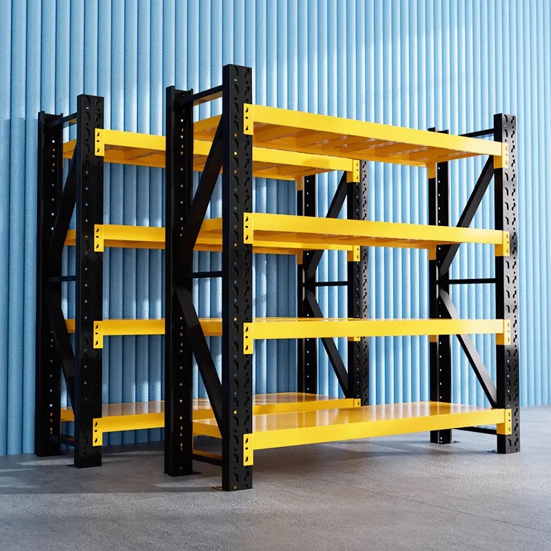 Heavy Duty Adjustable Steel 5 Layer Warehouse Racking System with CE Certification and 200-1000kg/Layer Capacity