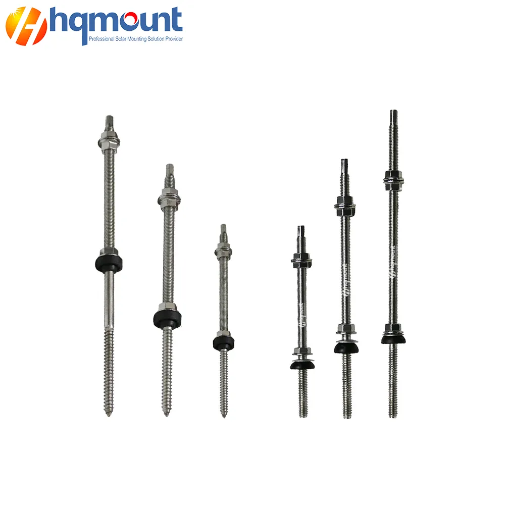 China Factory Wholesale Double Head Solar Hanger Bolt SUS304 Solar Panel Hanger Bolts for Solar Mounting
