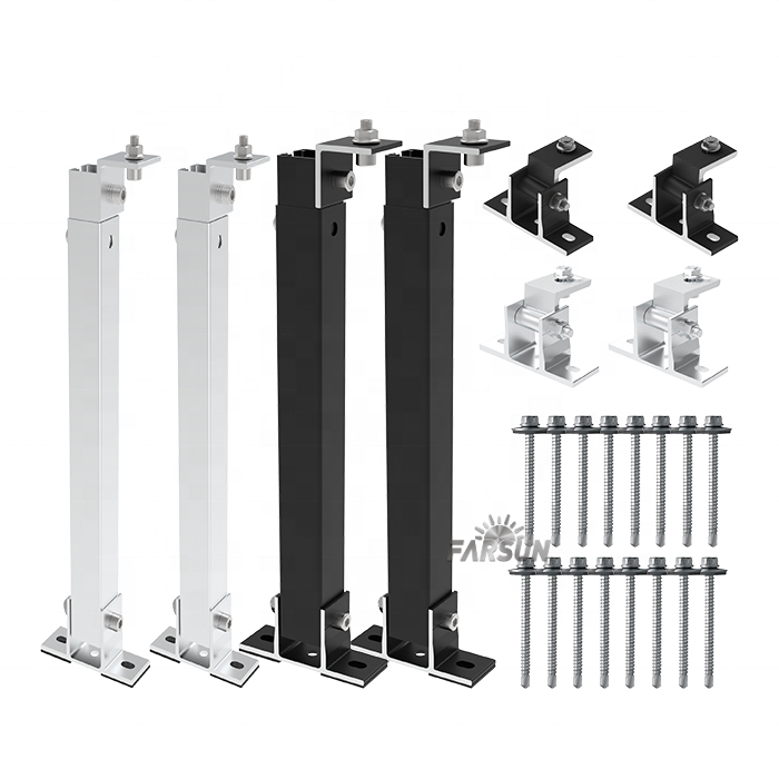 FarSun Adjustable Solar Aluminum Frame PV Solar Stand Mounting Brackets
