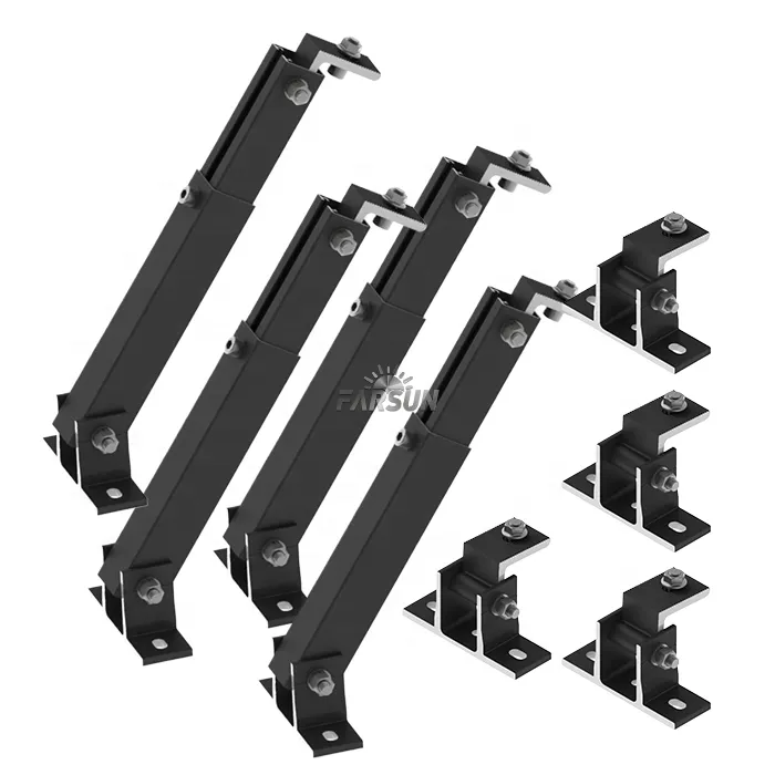 FarSun New Design Solar Photovoltaic Install Structure Solar PV Mounting System Adjustable Leg Kit Flat or Pitched+Al6005-T5 & SUS304+Ground Mounting