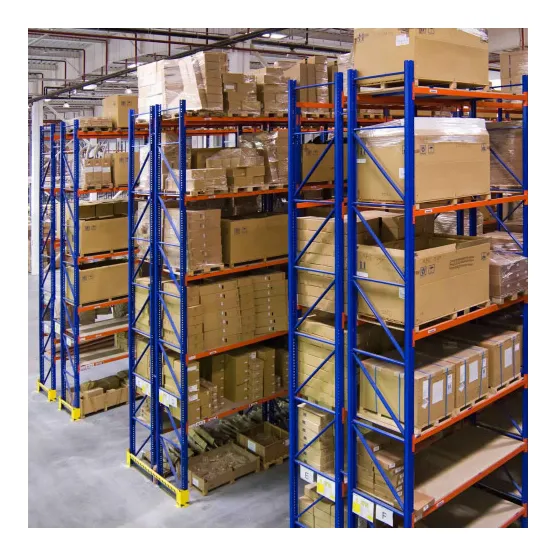 Industrial Metal Steel Warehouse Racking Unit Corrosion Resistant Pallet Rack with 5 Layers for Storage