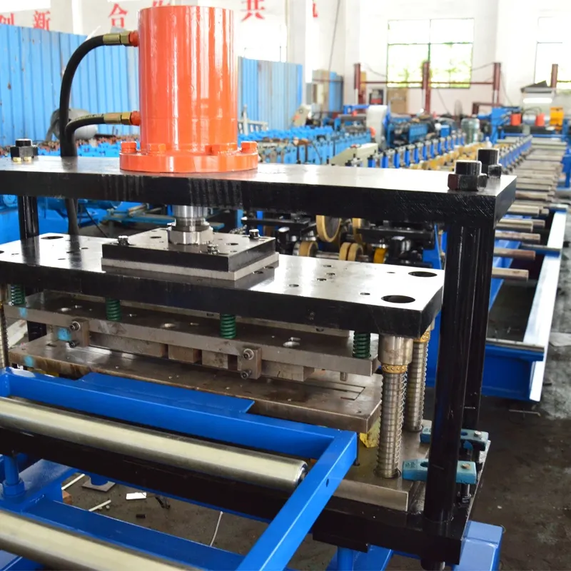 Fully Automatic Lightweight Supermarket Shelves Storage Pallet Shelf Box Panel Roll Forming Machine