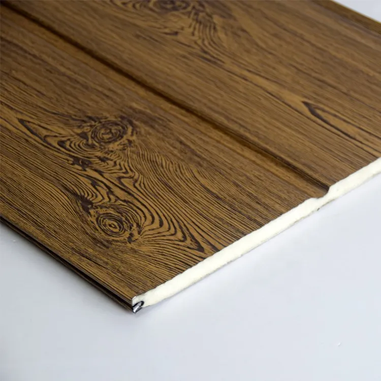 Fireproof & Soundproof Metal Wall Panels - Eco-Friendly Decorative Boards with Efficient Installation for Offices & Malls 16mm+Polyurethane Sandwich Panels