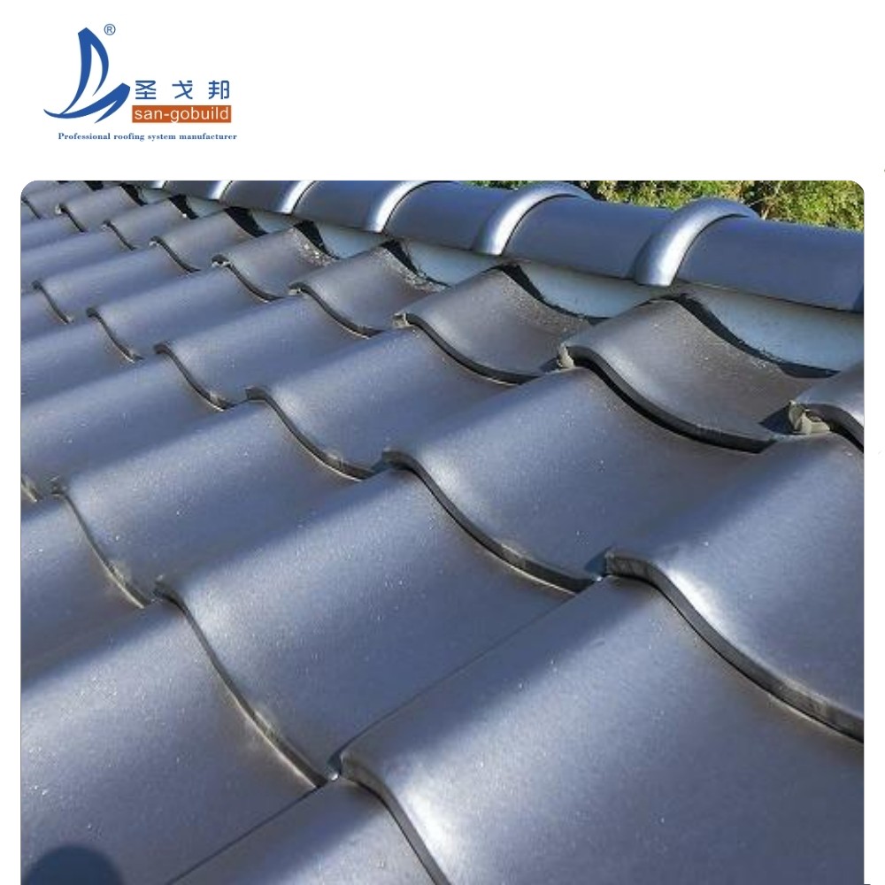 Resort-Grade Premium Kawara Metal Tile Lightweight Curved Roofing Panel for Tropical Use