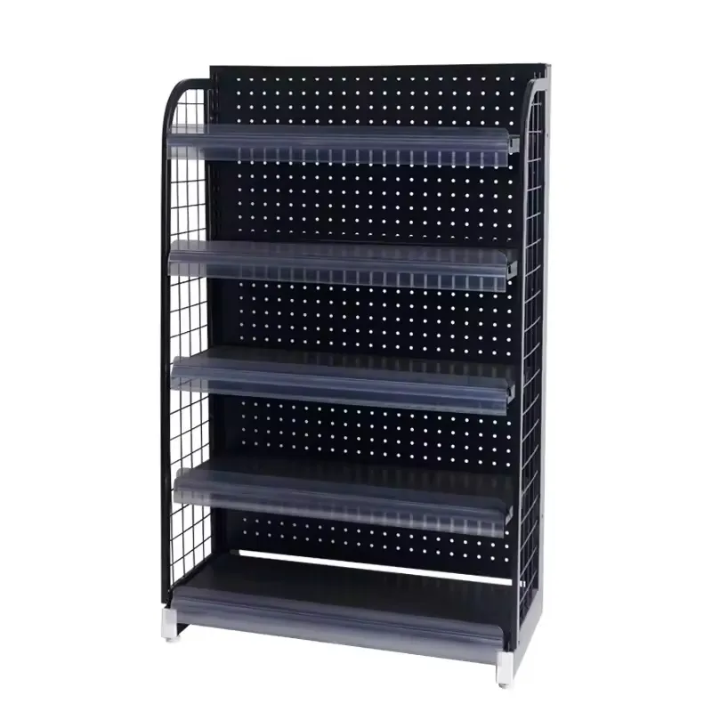 Mart Racks Supermarket Gondolas Muebles Para Supermercados Display Racks Japanese Shelf Display Shelving Grocery Rack 1-7 Layers+120-160 kg+W900/1200*D250/300/350/400/450/500*H1300/1600/1900/2200mm+ODM+Black/white/gray/wood grain/yellow/blue/red etc.