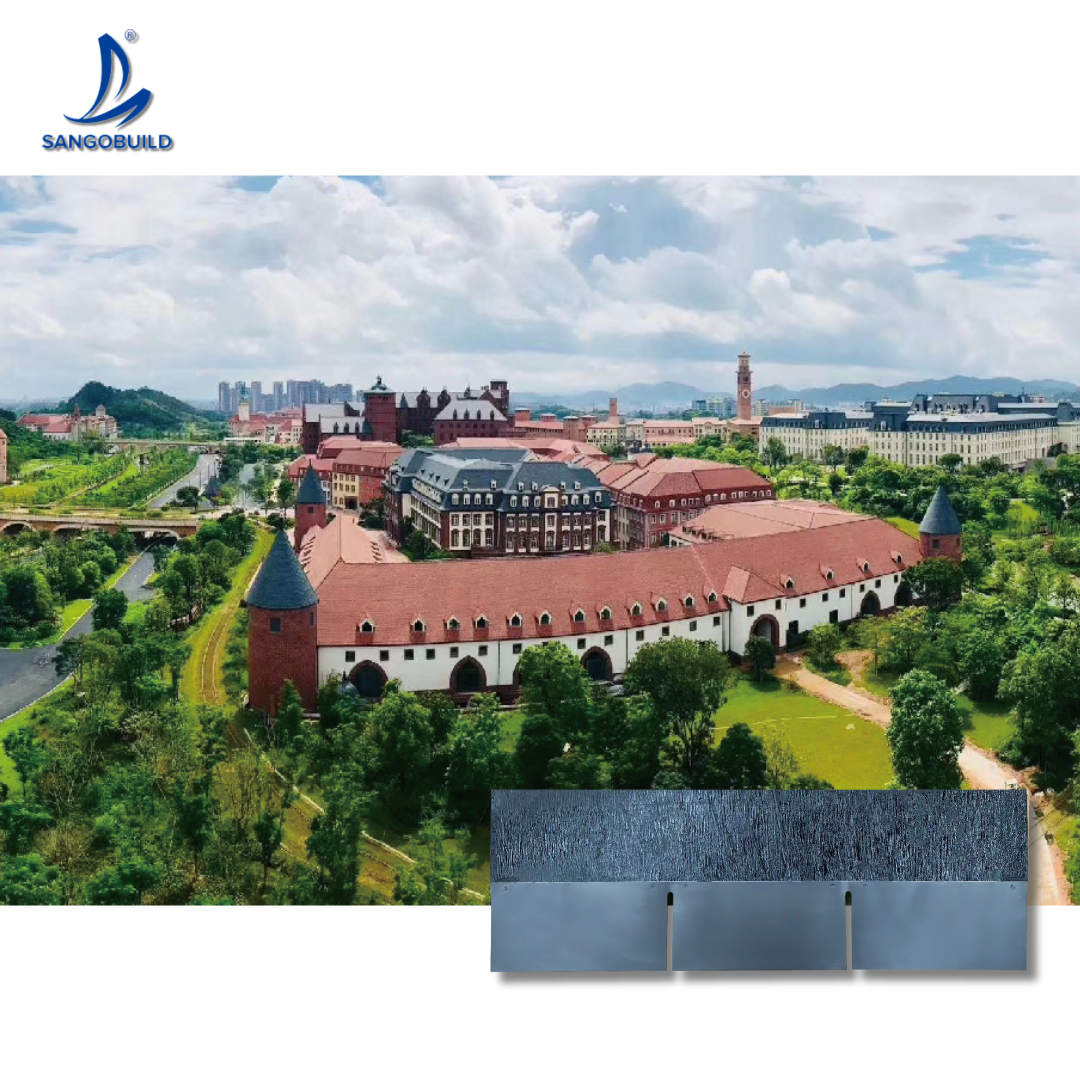 Factory Price High Performance Light Weight Metal Compose Roofing Tiles Aluminum Manganese Roofing Tiles for Curved Roof
