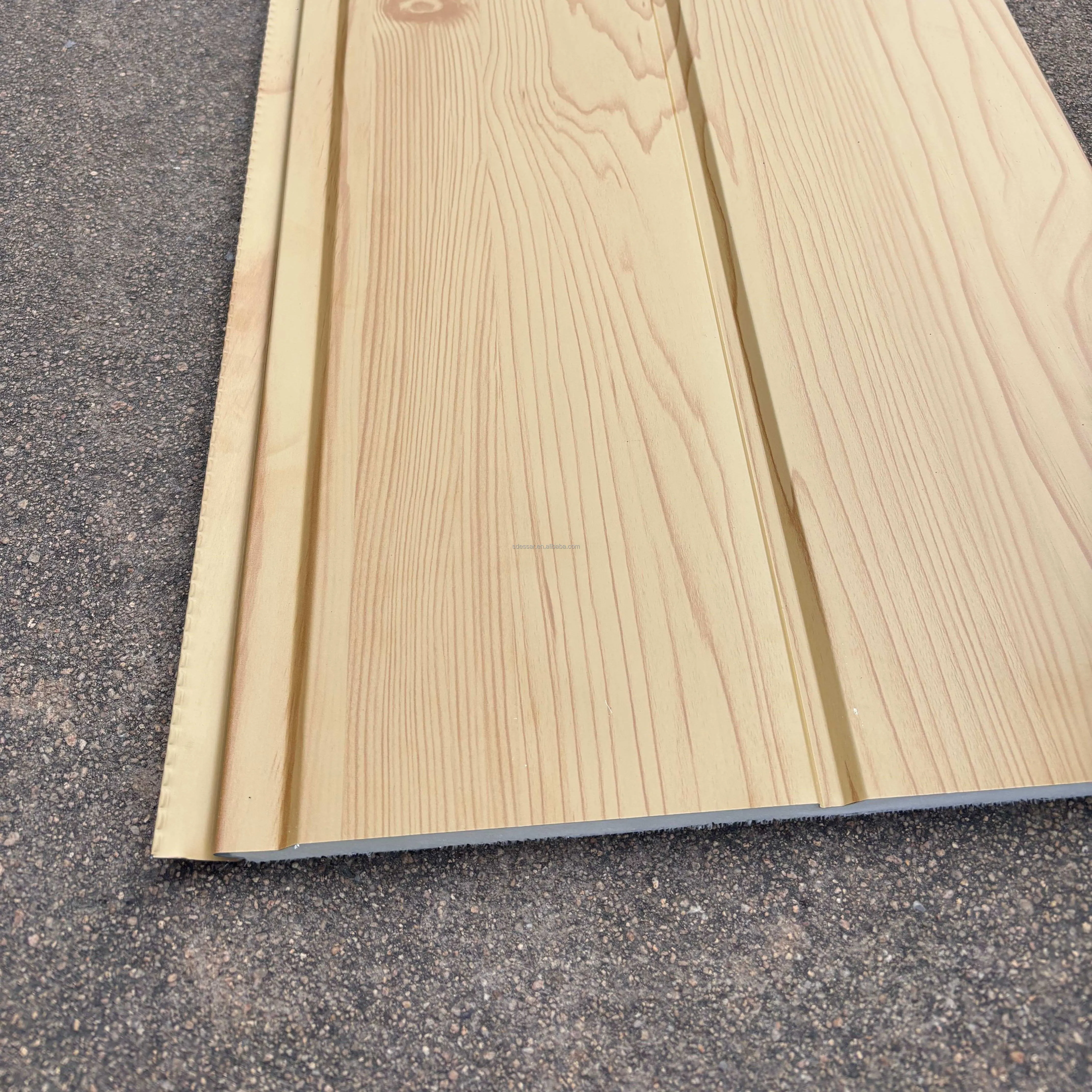 Metal Slotted Solid Wallboard Waterproof Flame Retardant Decorative Wallboard for Warehouse and Exterior Wall Use Eco-Friendly metal siding+16mm