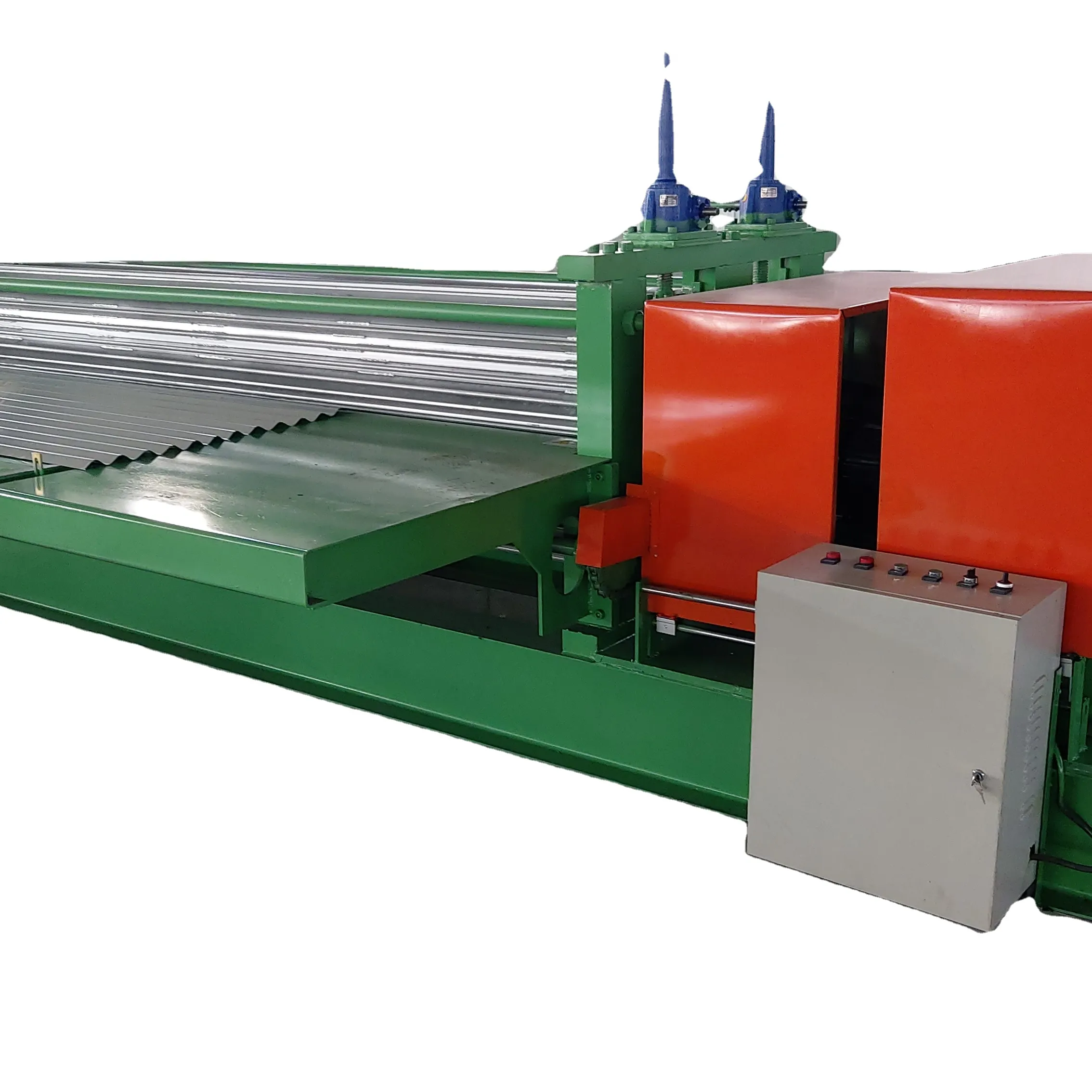 ZTRFM High Quality Automatic Drum Barrel Corrugated Sheet Rolling Machine Horizontal Wave Roof Sheet Machine 5.5kw