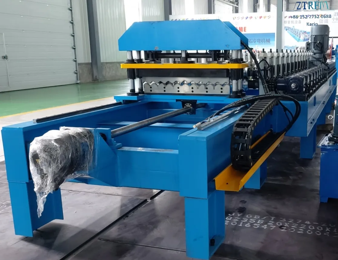 Galvanized Metal Corrugated Iron Roofing Sheet Roll Forming Machine 11kw
