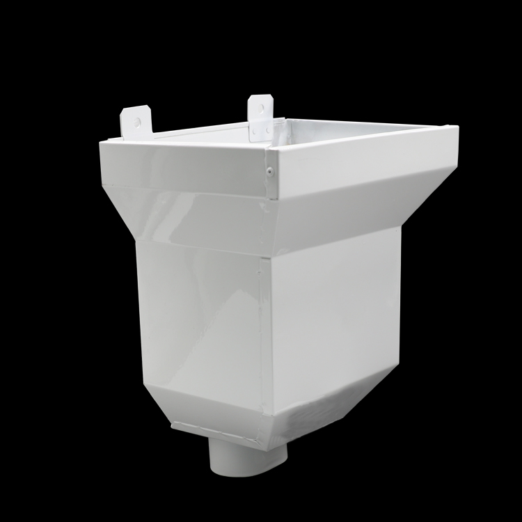 Roof Drainage System Gutter Downspout Adapter Universal Outdoor Downspout Aluminum Drainage Hopper