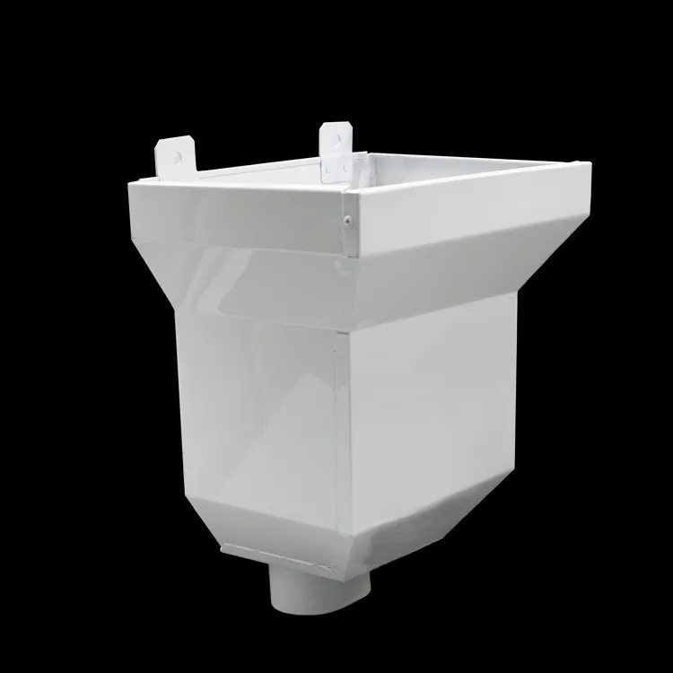 Roof Drainage System Gutter Downspout Adapter Universal Outdoor Downspout Aluminum Drainage Hopper Custom Products