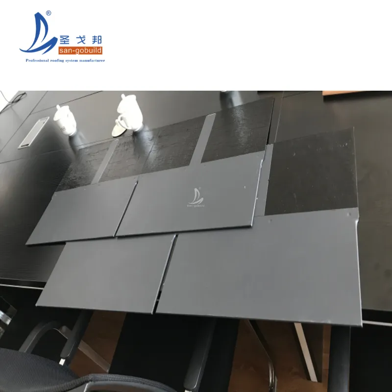 Impact Resistant Rubber Slate Roof Tiles Fireproof Roofing Panels for Green Construction Projects light gray+other