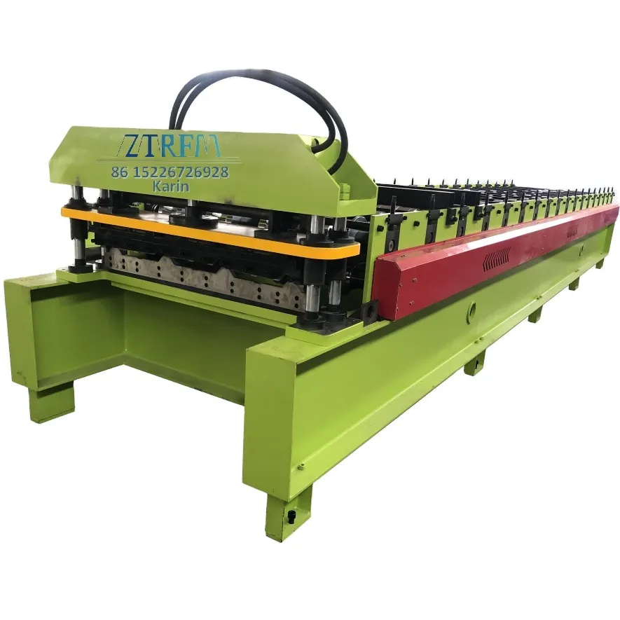 Ibr Roof Sheeting Roll Forming Machine Trapezoidal Roofing Roll Forming Machine 15-20m/min+9.5kw