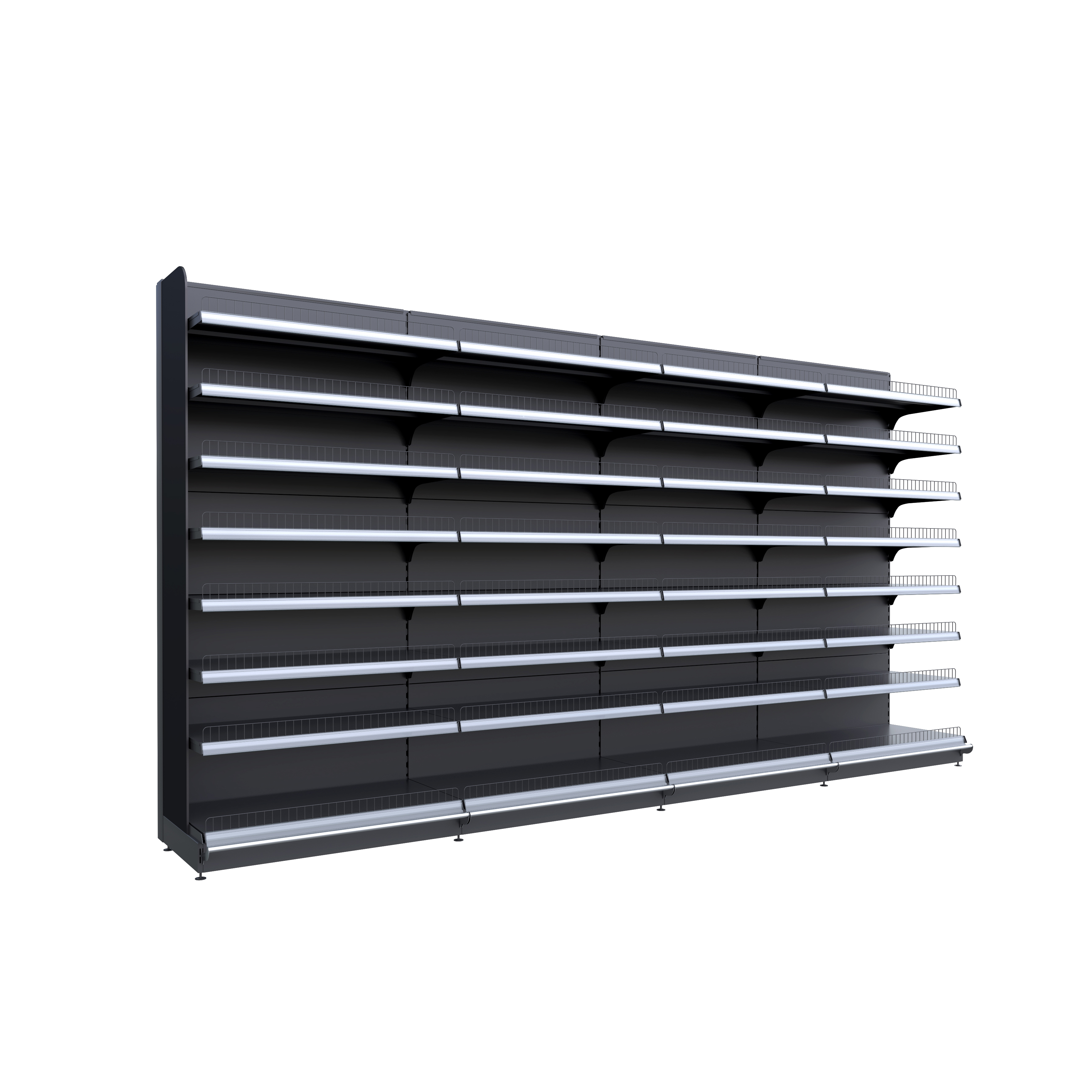 Customized Supermarket Shelf Single/Double Sided Display Racking Retail Store Shelves Display Shelving Museum Racks