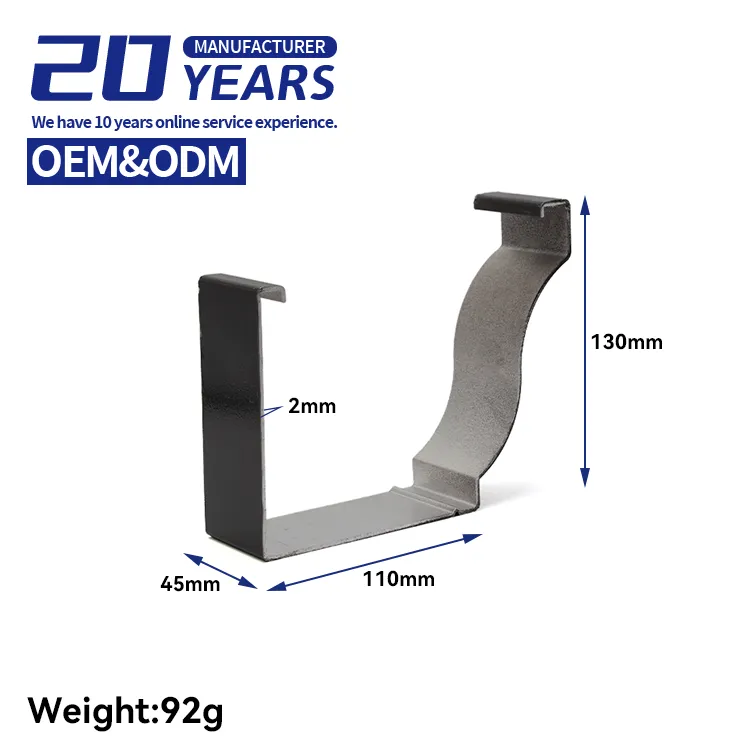 Support Color Customization Rain Gutter System 5"/6"/7"/8'' Aluminum Gutter Connector 1mm
