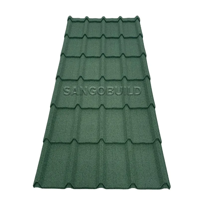 House Roofing Materials Tile Long Span Stone Coated Metal Roofing Sheets stone coated