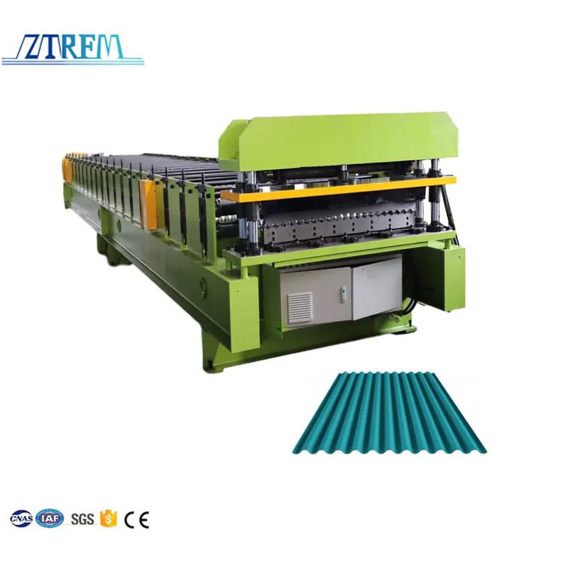 ZTRFM Iron Corrugated Sheet Metal Roof Makingmachine