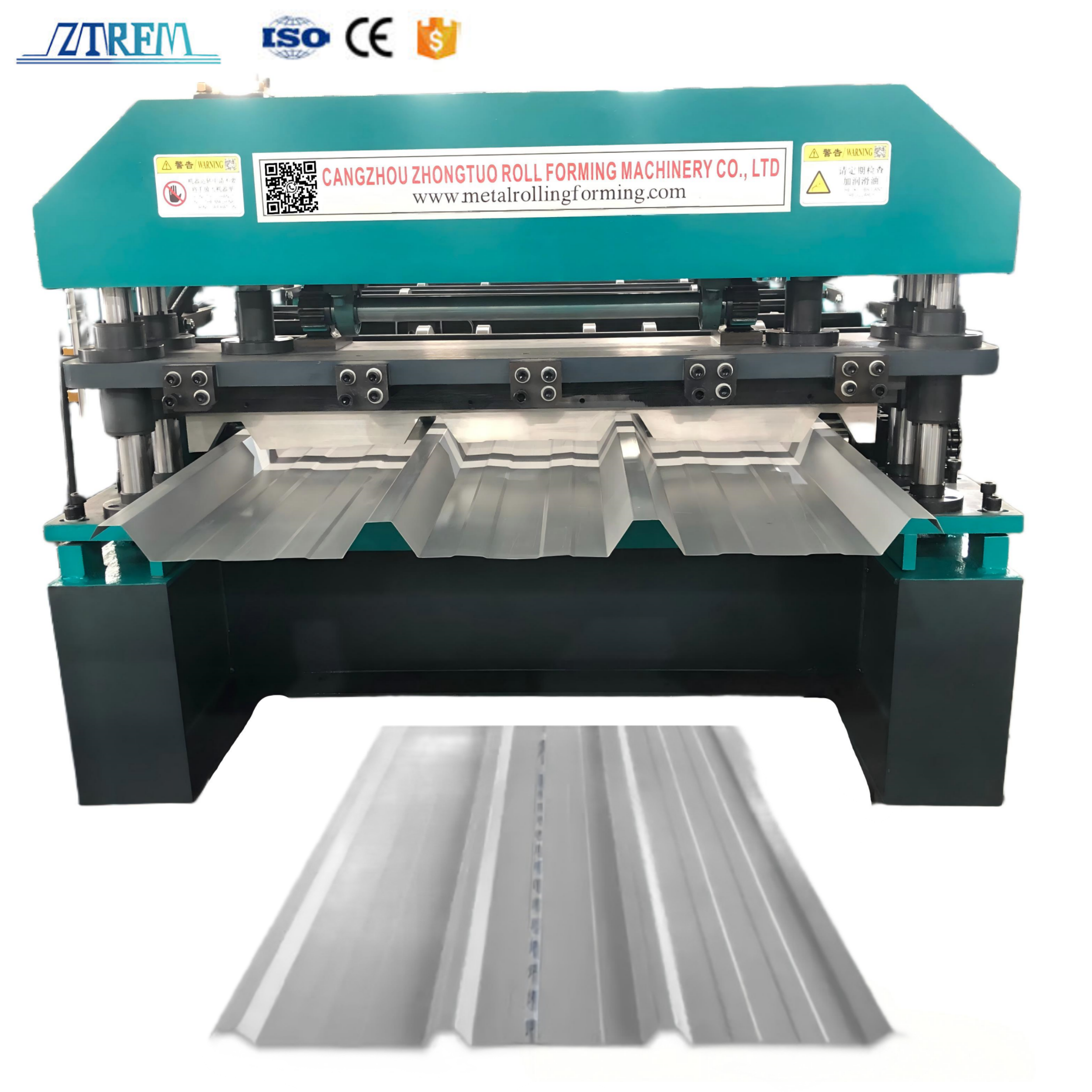 Peru Chile TR4 Roof Sheet Making Machine Trapezoidal Roofing Sheets Manufacturing Machine